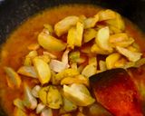 मसाला अरबी आलू (masala arbi aloo recipe in Hindi) रेसिपी चरण 3 फोटो