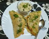 Stuffed Masala Rava Chila recipe step 3 photo