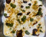 A picture of step 5 of Dahi bara Aloo dum.