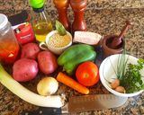 Foto del paso 1 de la receta: Guiso con couz couz perlado.🥣👨‍🍳