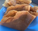 Foto langkah ke 4 dari resep Crepes Topping Blueberry Teflon.