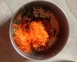 A picture of step 2 of Bitter gourd tikki.