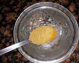 A picture of step 3 of Allu Karahi.