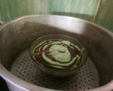 Foto langkah ke 4 dari resep Bolu Zebra Pandan #Nomixer #1telur.