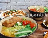 蔥燒排骨蔬菜麵的食譜步驟5照片