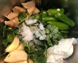 A picture of step 6 of Coconut rice with Dhaniya Aloo.