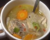 Foto langkah ke 4 dari resep Sup misoa ayam.