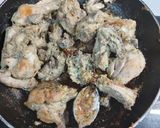 A picture of step 3 of Chicken afgani.