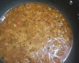 A picture of step 4 of Matar paneer.