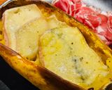 Hình bước làm 3 của món Bí Sợi Mì Nướng Phô Mai Kèm Jambon Serrano