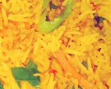 A picture of step 5 of Masla rice.