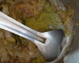 A picture of step 1 of Kaleji pepsa curry.