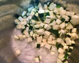 Foto del paso 1 de la receta Risotto de verduras con bacalao