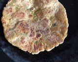 A picture of step 5 of Rajgira stuffed paratha.