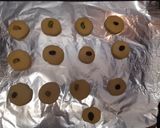 A picture of step 4 of Besan Cookies.
