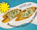 Foto langkah ke 4 dari resep Bruschetta Mushroom Cream versi Ambyar Kitchen.