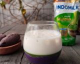 Foto langkah ke 3 dari resep Goguma latte Ubi ungu creamy matcha.
