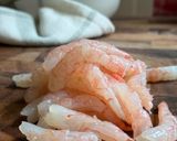 A picture of step 2 of Sweet Shrimp Poke on Rice Paper Chips.