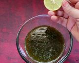 A picture of step 2 of Summer special Minty Lemon Splash.