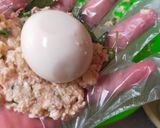 Foto langkah ke 7 dari resep Bola-Bola Pepes Tahu Jamur.