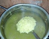 A picture of step 3 of Chicken stock Fried rice.