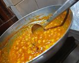 A picture of step 5 of Chole bhature.