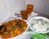 A picture of step 14 of Special Jollof Rice And Chicken.