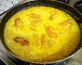 A picture of step 9 of Prawn Malai Curry.