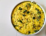 A picture of step 4 of ખમણ.