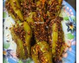 बेसन मसाला स्टफ मिरची (Besan Masala Stuff Mirchi Recipe In Marathi) रेसिपी स्टेप 5 फोटो 
