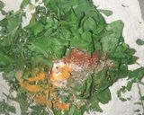 A picture of step 2 of Missi roti.