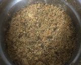 A picture of step 2 of Ellu Sadam or Sesame Rice.