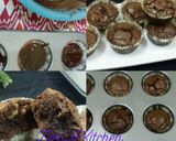 A picture of step 2 of Walnut Supreme Brownie Cupcakes.