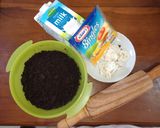 Foto langkah ke 1 dari resep Cake Oreo Keju.