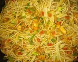 A picture of step 3 of Chowmein.