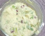 A picture of step 2 of Cucumber and Pomegranate Raita.