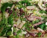 Foto del paso 7 de la receta Quiche de rúcula, jamón braseado y mix de quesos