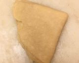 A picture of step 3 of Badam puri.