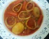 Foto del paso 6 de la receta: Guiso de calamares con gambas