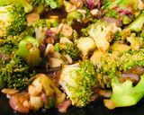 A picture of step 3 of Broccoli bamboo rice.