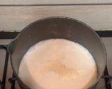 A picture of step 3 of Coconut milk Panna cotta.