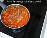 Foto del paso 5 de la receta: Pisto de Cherry con Huevo Poché