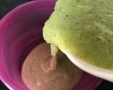 Foto langkah ke 12 dari resep Mpasi 6month tepung beras putih organik mix brokoli & labu siam with taburan kaldu sapi + EVO.