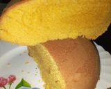 A picture of step 7 of Mango flavour cake.