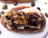 Foto del paso 7 de la receta: Perritos🌭🧀🥓 calientes🌭 con berenjenas🍆!!!