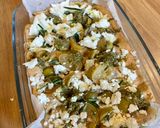 A picture of step 4 of Lemon and Olive Focaccia Pizza.