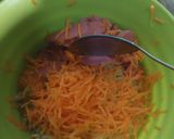 A picture of step 2 of Martabak Mie (Fried dumpling noodle and sausage).