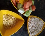 A picture of step 1 of Oats khichdi.