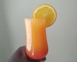 A picture of step 2 of Orange Sunset Mocktail.