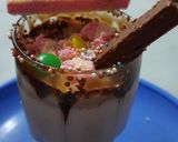 A picture of step 4 of Choco delight.